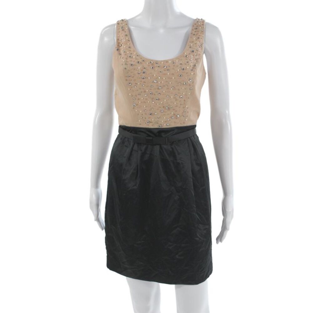 Kate Young For Target Womens Fit & Flare Tank Dress Beige Size 2